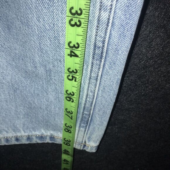 Everlane 90s Cheeky Straight Jean 33 Ankle Straight Vintage Sunbleached Blue ** - Picture 4 of 16